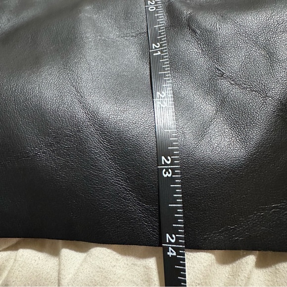 ❤️ $10 Flash Sale TopShop Sheer & faux leather top - Picture 7 of 9